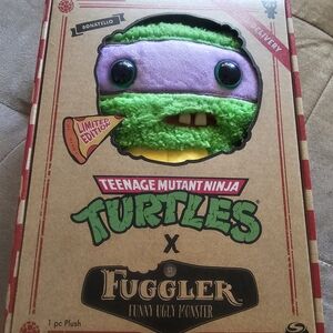Teenage Mutant Ninja Turtles x Fuggler Plush Toy - Green and Purple